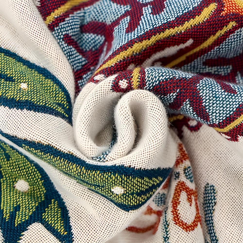 Vändbar Trädgårdsblomma Badhandduk