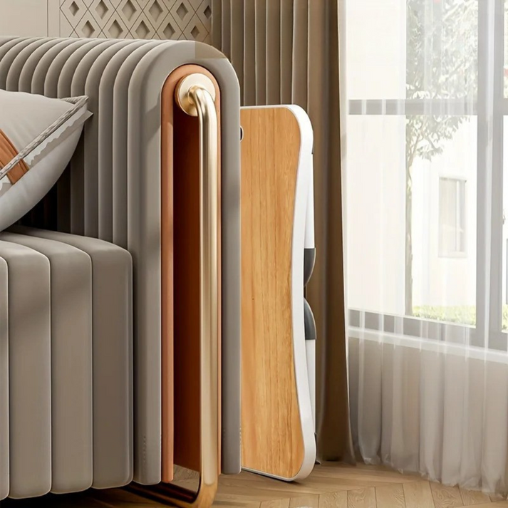 Carvallo – Bärbart och fällbart bord med halkfri yta för bärbar dator