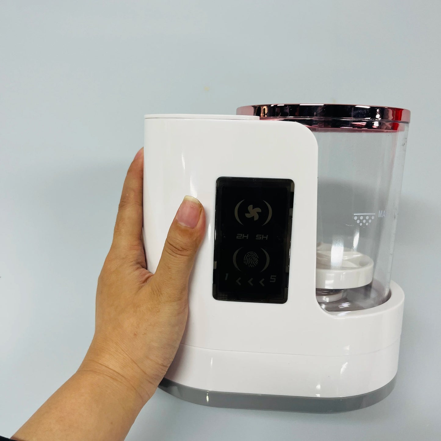 Uppgraderad uppladdningsbar elektrisk sminkborstrenare