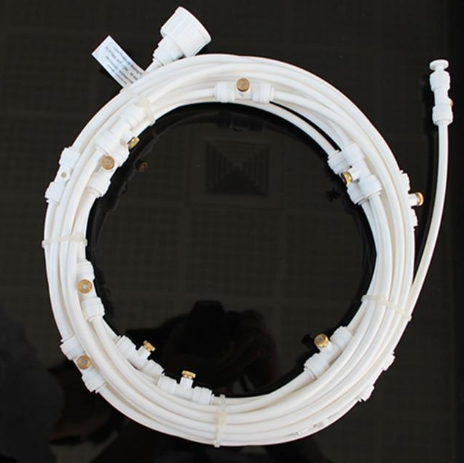 Vattensystem för trädgården – Droppbevattning kit med justerbar sprejhuvud och tillbehör