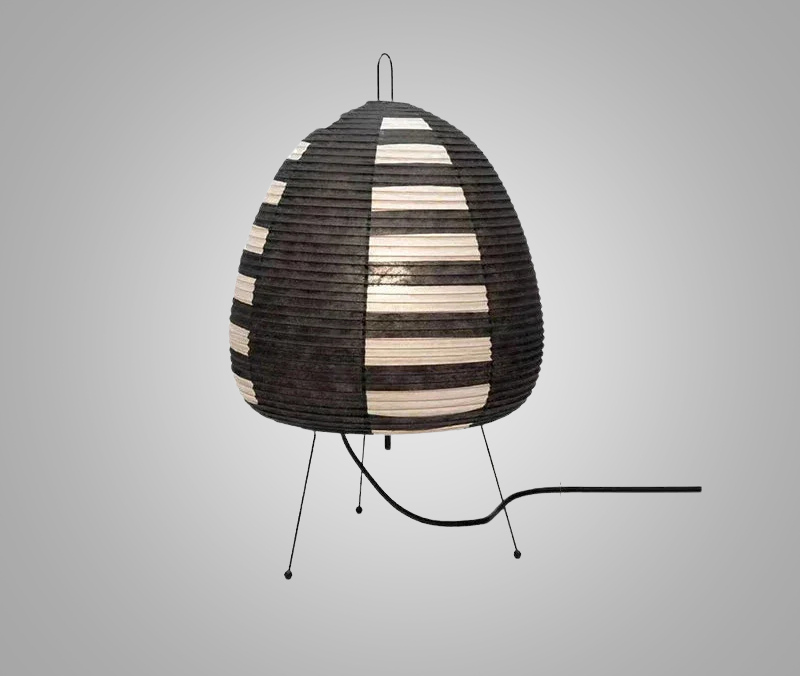 LumiZen – Japansk Pappers Taklampa i Retro Stil, Traditionell Belysning för Sovrum och Vardagsrum