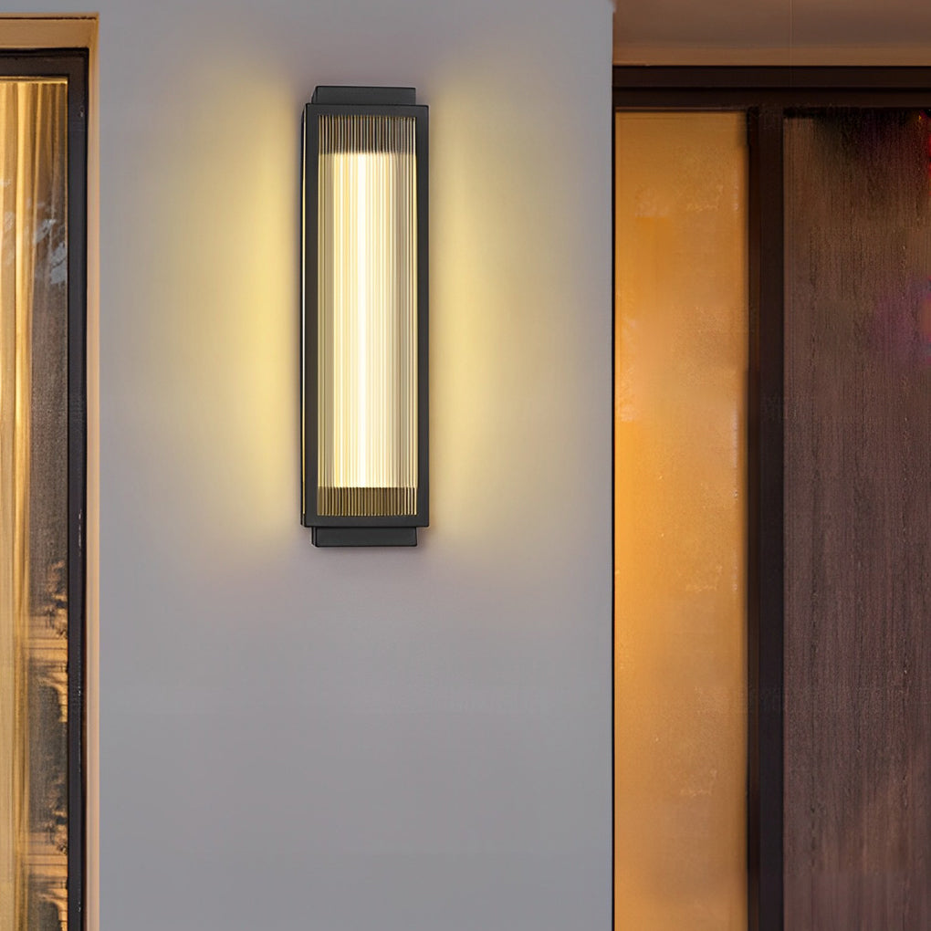 Utomhusvägglampa Modern LED Vattentät Armatur