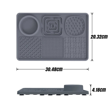 Silicone Hund Slickmatta med Sugkraft