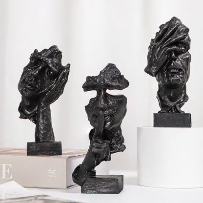 Hör Tala Se Ingen Ont Figuriner Unik Hem Dekor Accent