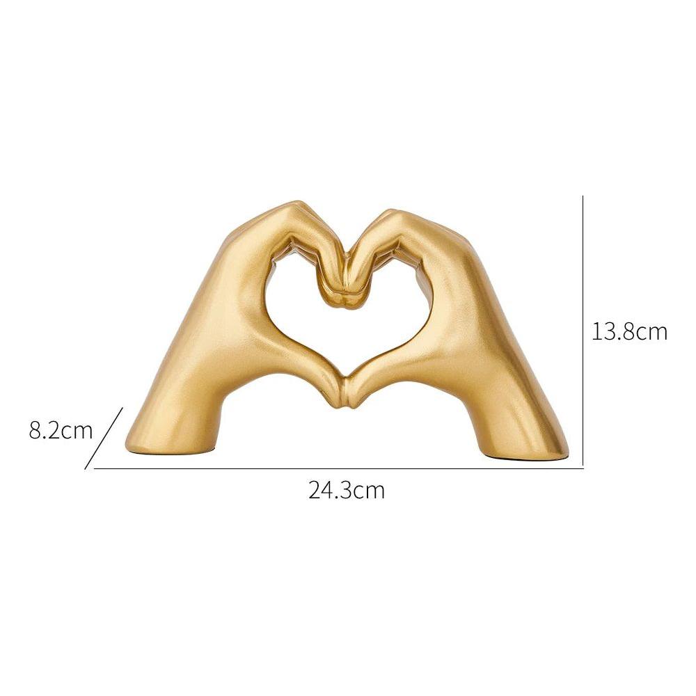 Love Hands - Ästetiskt hjärta händer rumsdekoration