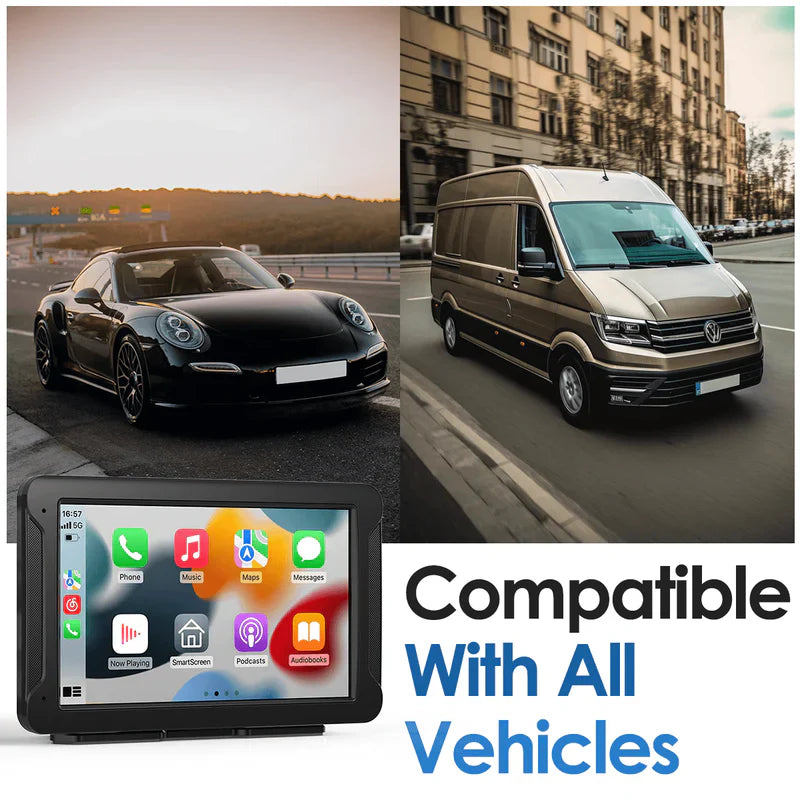 Bilstereo Touchscreen Apple Android Visningssystem