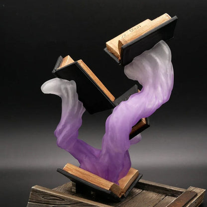 MystiCraft – Flytande öppna böcker med virvlande ånga för en magisk skärm