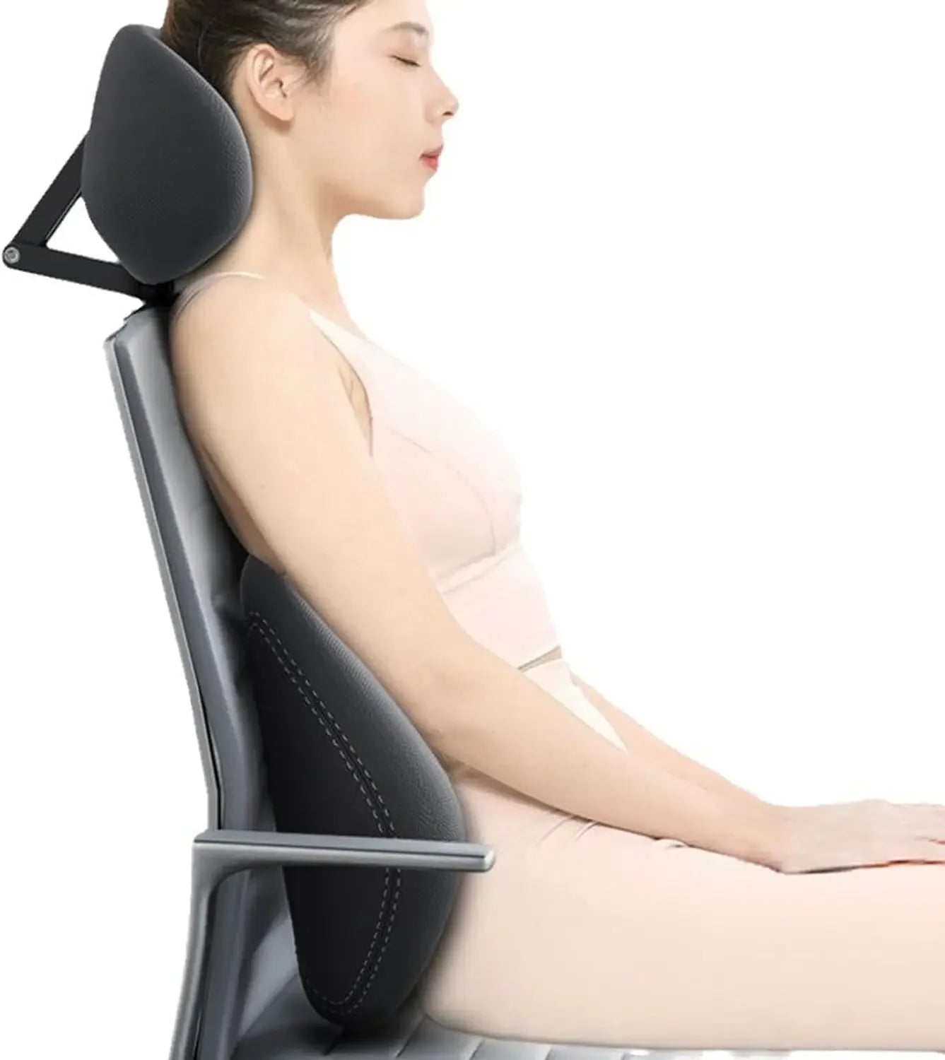 Ergonomisk nackkudde huvudstöd midj skyddskudde för kontorsstol