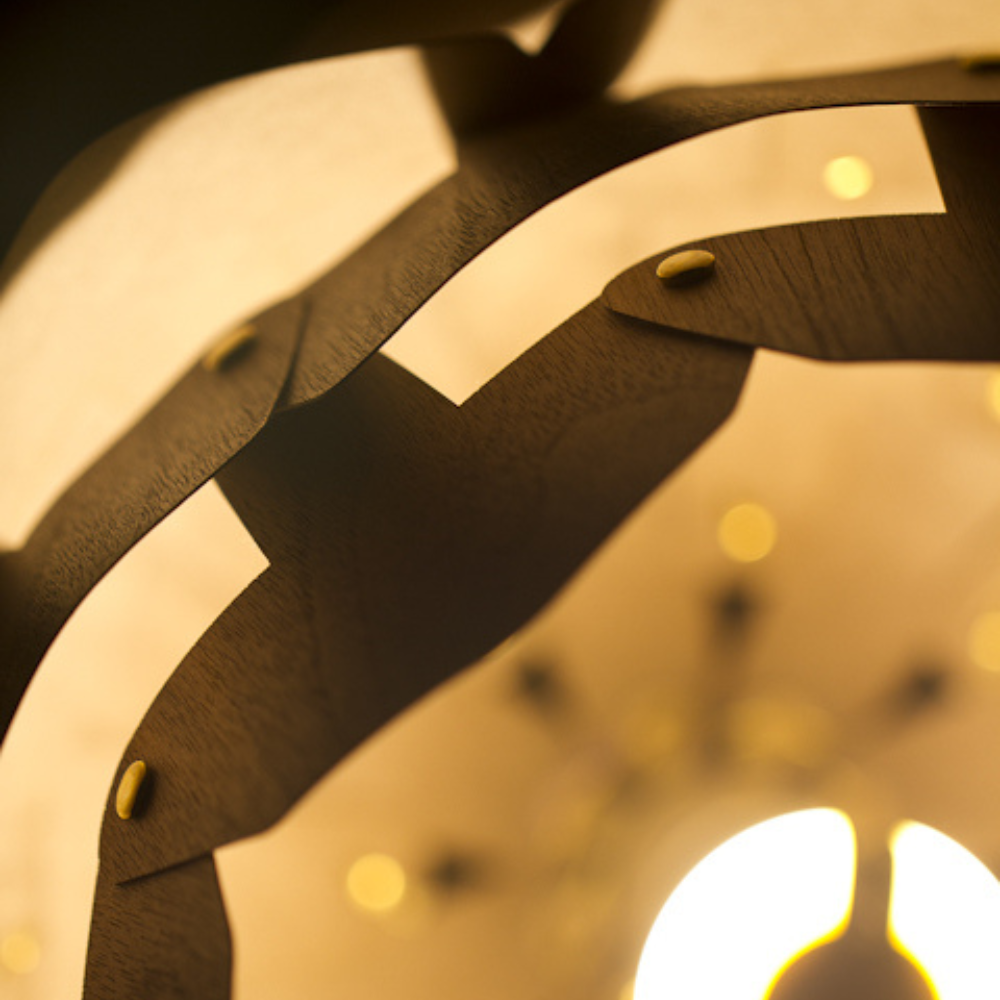 NatureGlow - Klurig naturinspirerad lampa med beröringskontroll för fridfulla rum