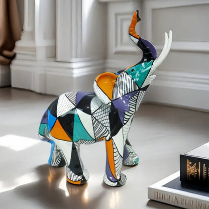 Lyxig Abstrakt Elefant Figur
