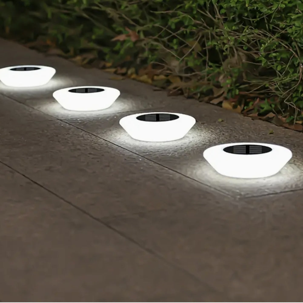 Solar LED utomhus gångvägsbelysning | 4 Pack
