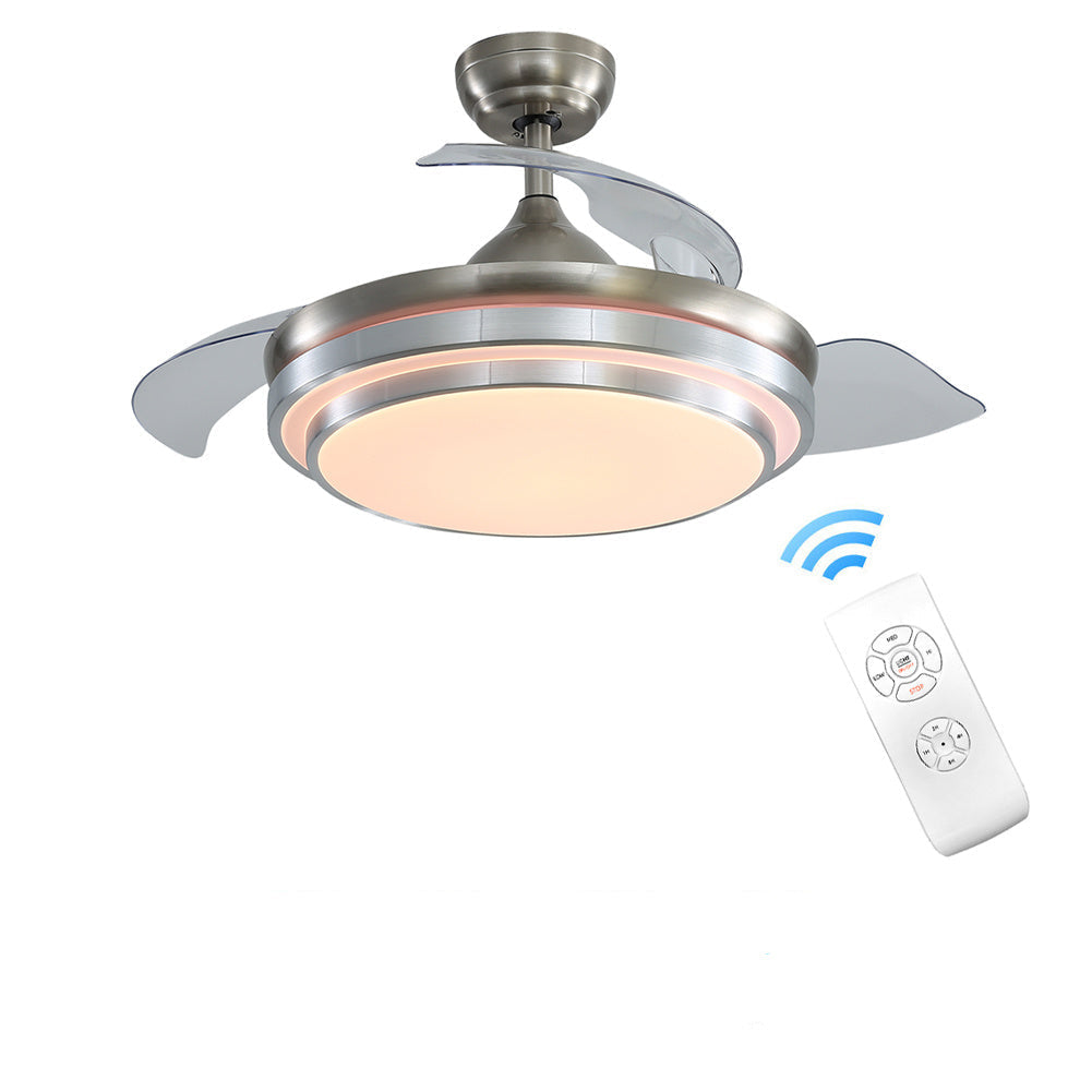 Uppträda takfläkt 42" med dimbar belysning & fjärrkontroll