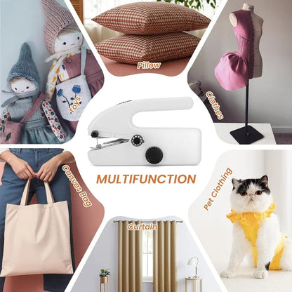 Mini bärbar symaskin – Elektrisk och lätt att använda