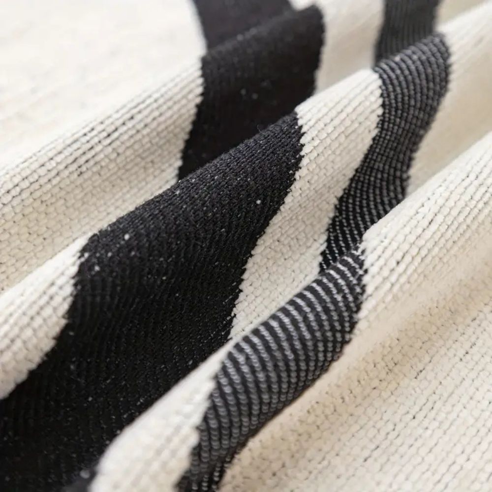 Wave Lines Chenille Sofföverdrag