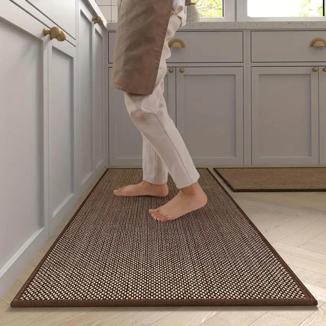 Carvallo Luxe – Klassisk Kökmatta Set med Halkfri och Ergonomisk Komfort