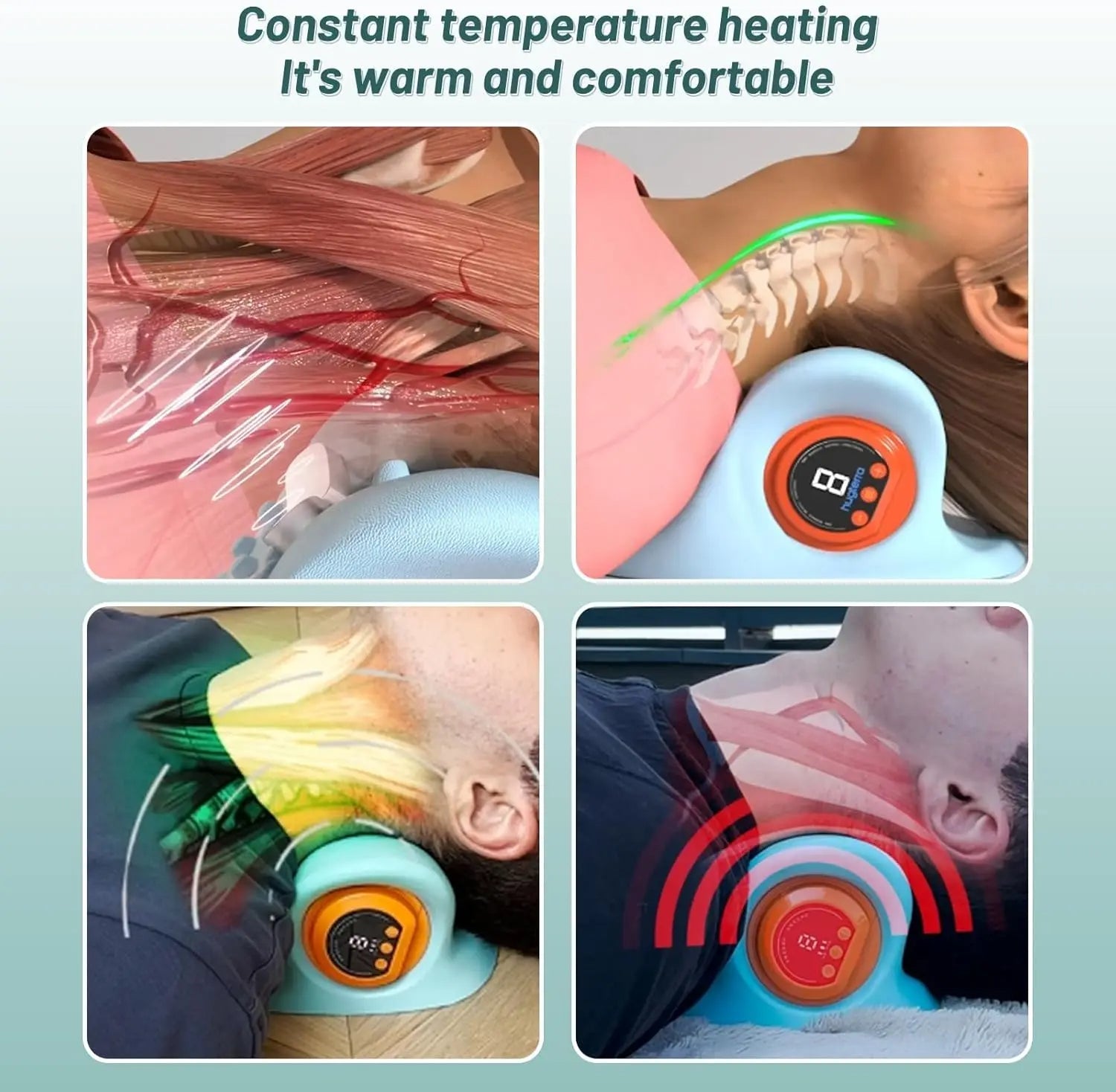 Nackmassageapparat Pro – Avancerad djupvävnadsmassageraparat för smärtlindring och avslappning