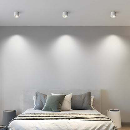 LichtVisie - Rund Fällbar Justerbar LED Nordic Spotlights Inbyggd Taklampa
