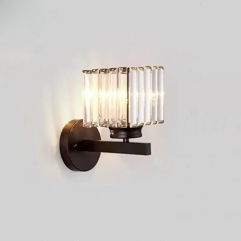 CrystalLuxe - Modern kristall LED vägglampa
