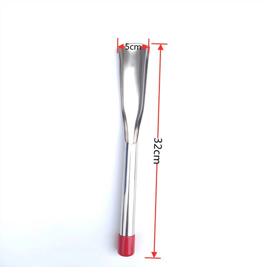 Rostfritt stål ogräsplockare och gräva verktyg – Trädgårdsverktyg med trähandtag