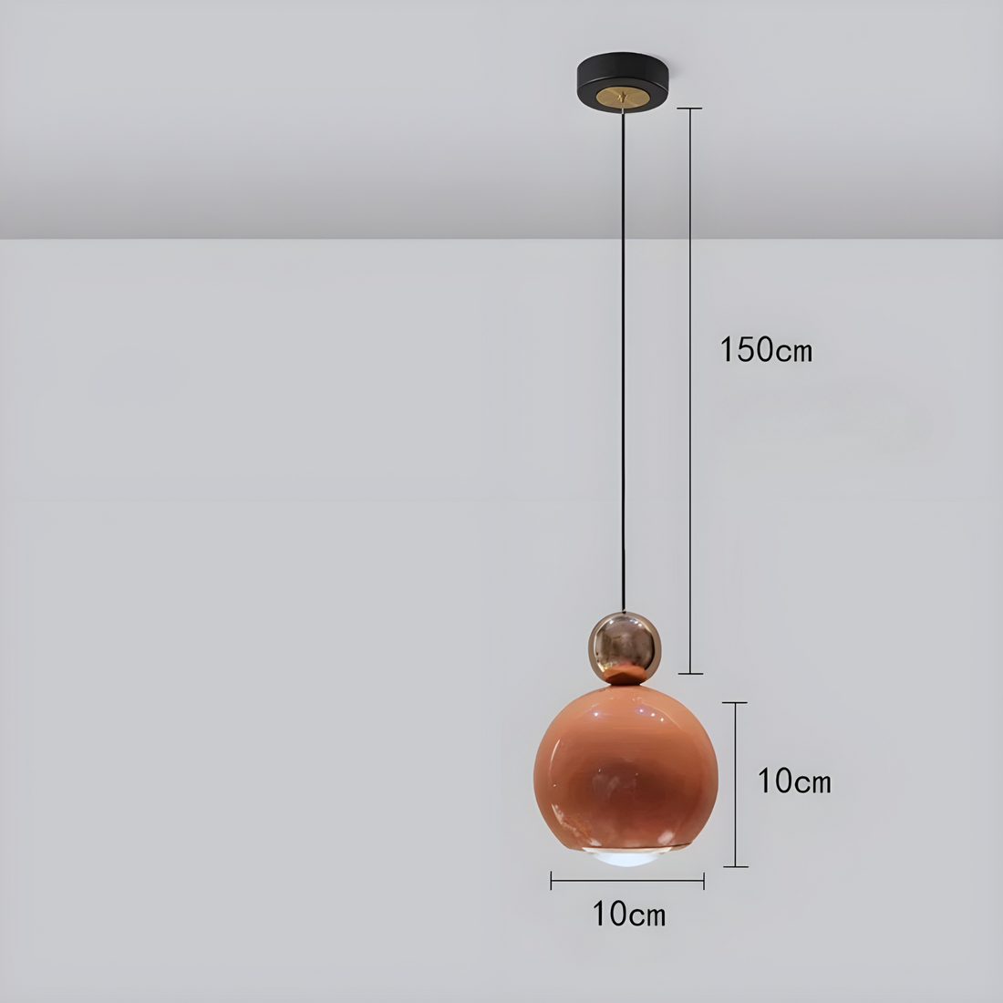 AcrylicSphere Light - Nordisk sfärisk taklampa