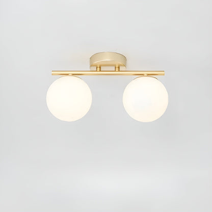 LED-taklampa i glas – Nordisk design | För vardagsrum &amp; sovrum