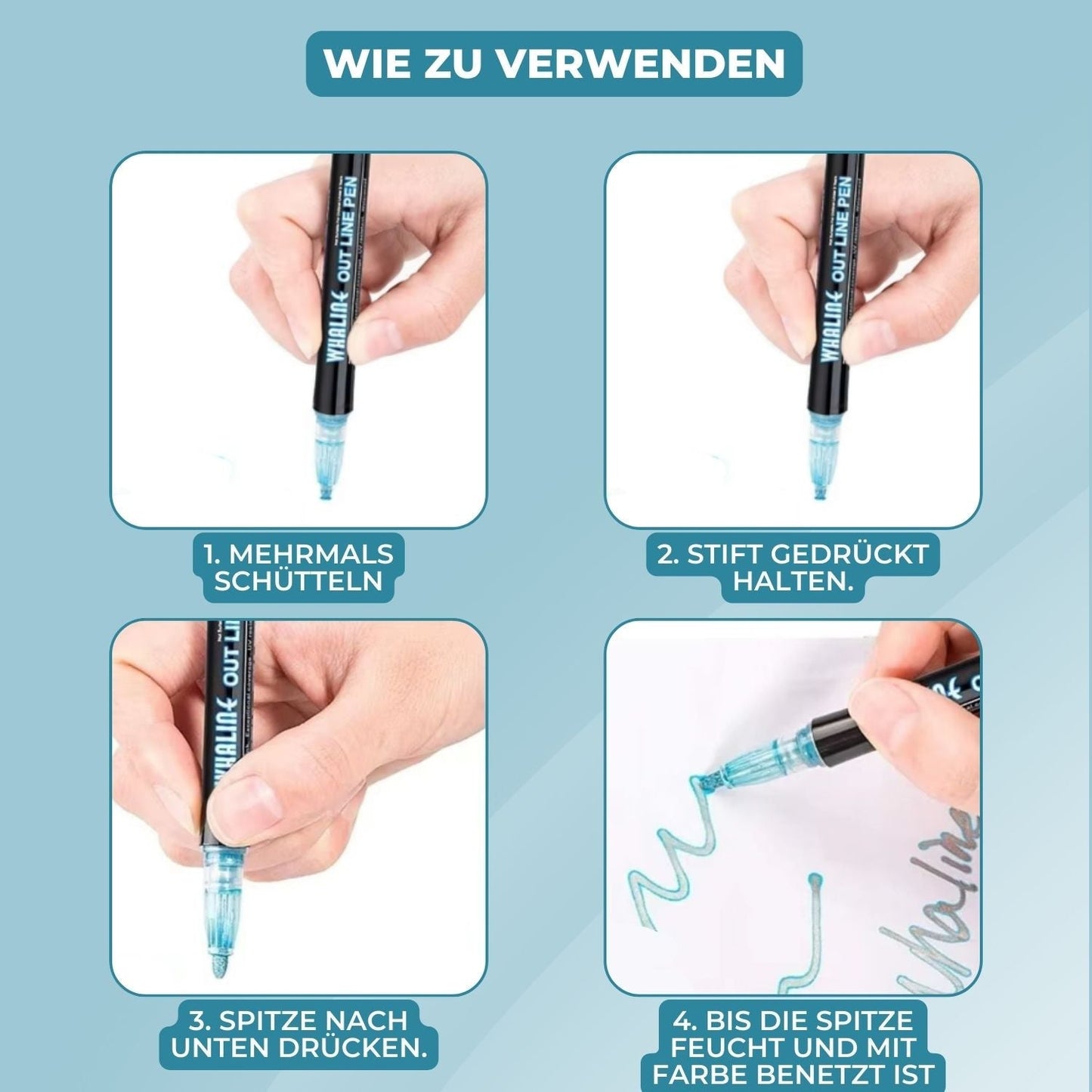 Carvallo - Tvåfärgade pennor