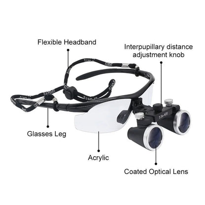 Tandläkarlupper labb medicinsk förstoring kikkare