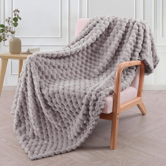 Plush Marshmallow Throw Blanket – Varm, Lätt och Super Mjuk