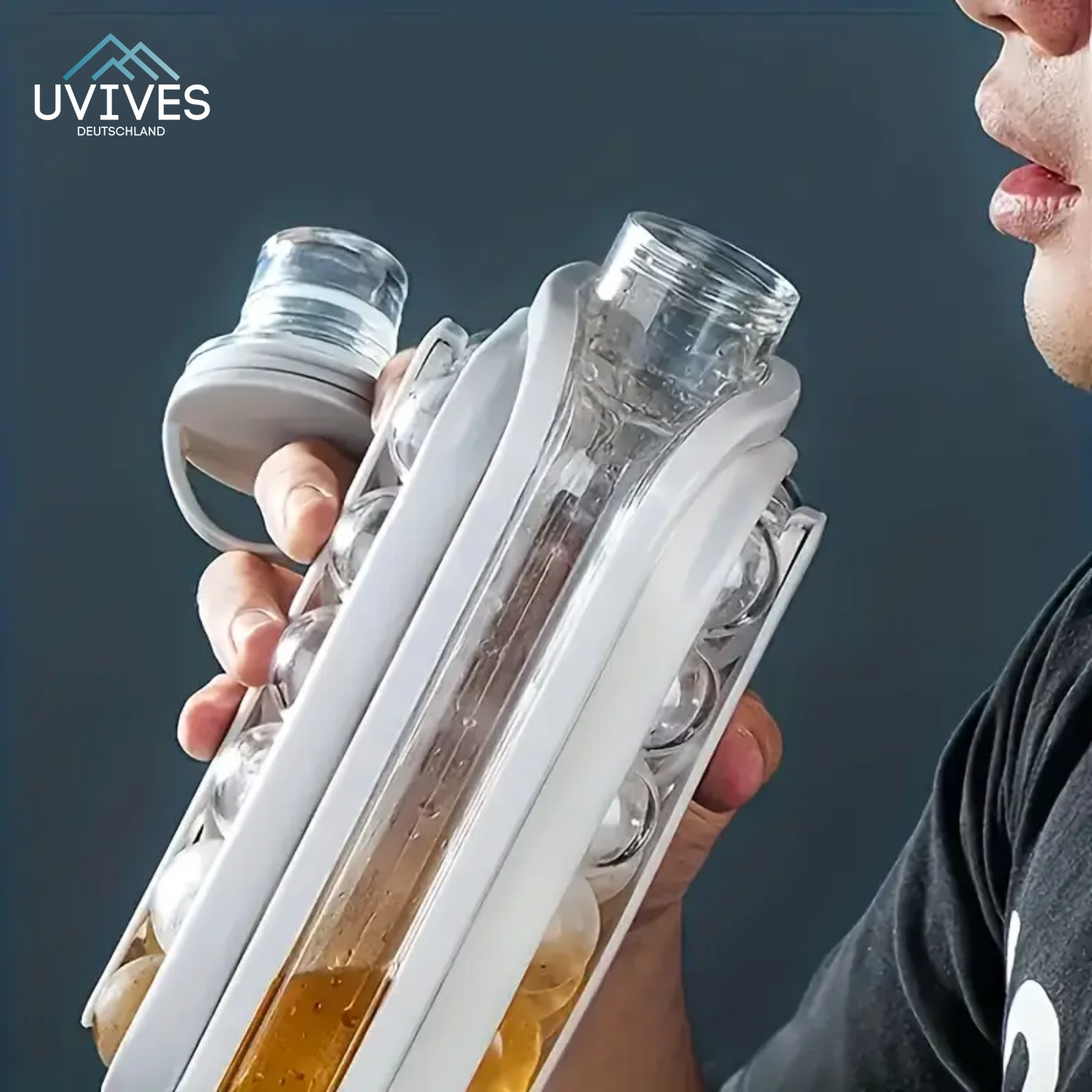 Carvallo – Den stiliga glasskule-maskinflaskan!