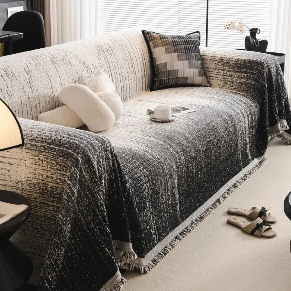 Neutral Tone Chenille Sofabedcover