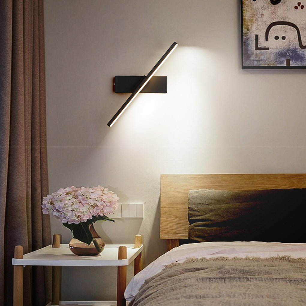 Roterbar LED-strippmodern vägglampa väggsconcel belysning