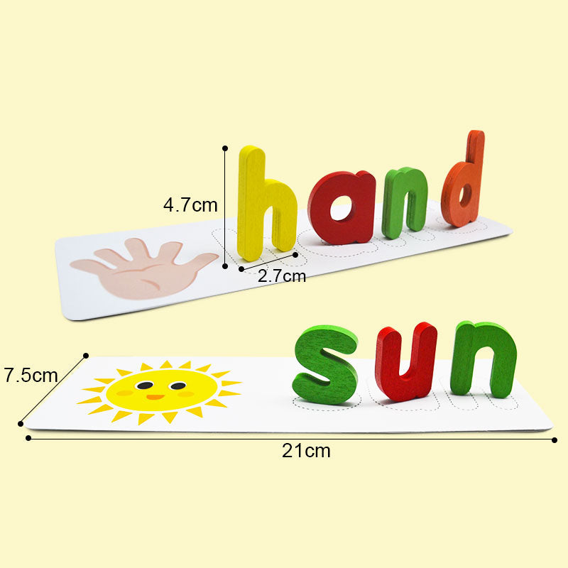SpellMaster - Montessori Trä Bokstavsspel