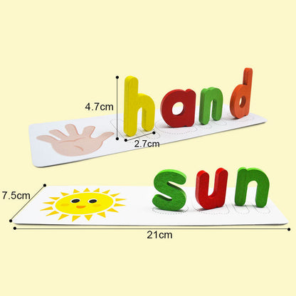 SpellMaster - Montessori Trä Bokstavsspel