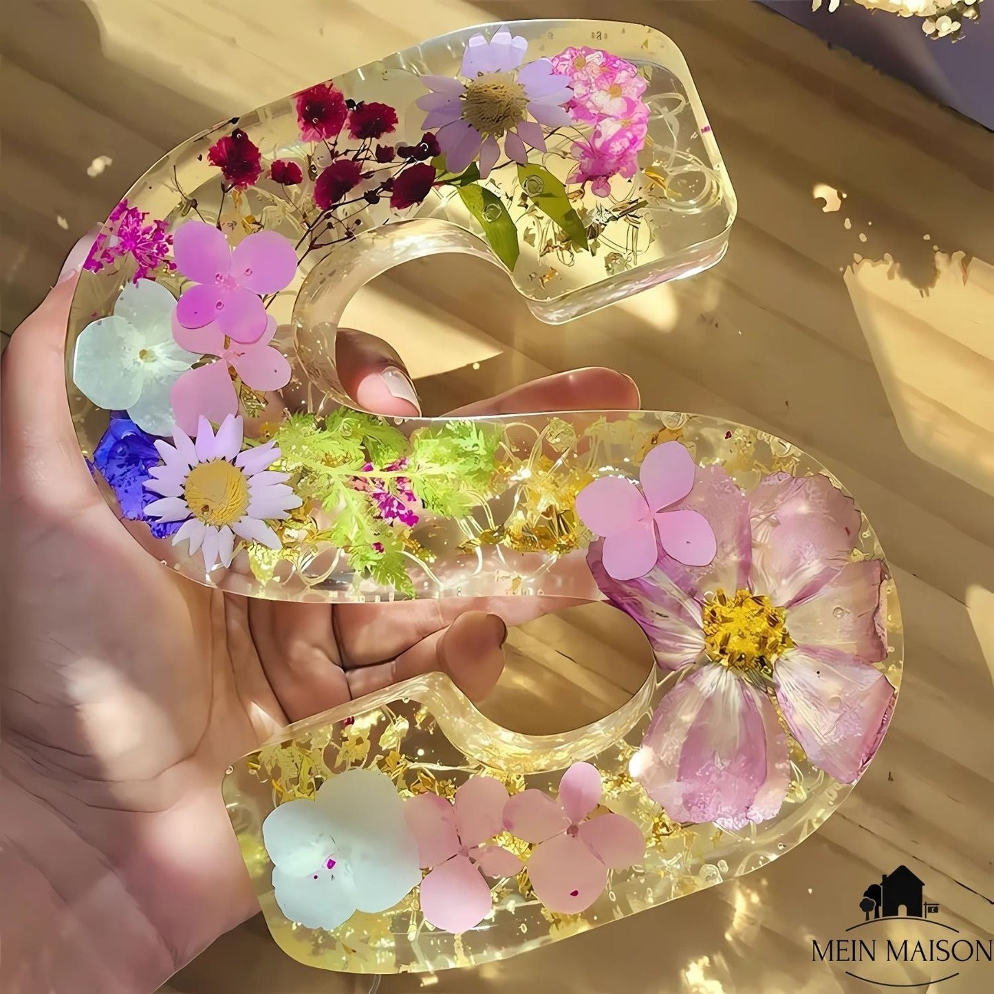 50% RABATT | FloraLetter™ - Blomsterlampbokstäver av harts