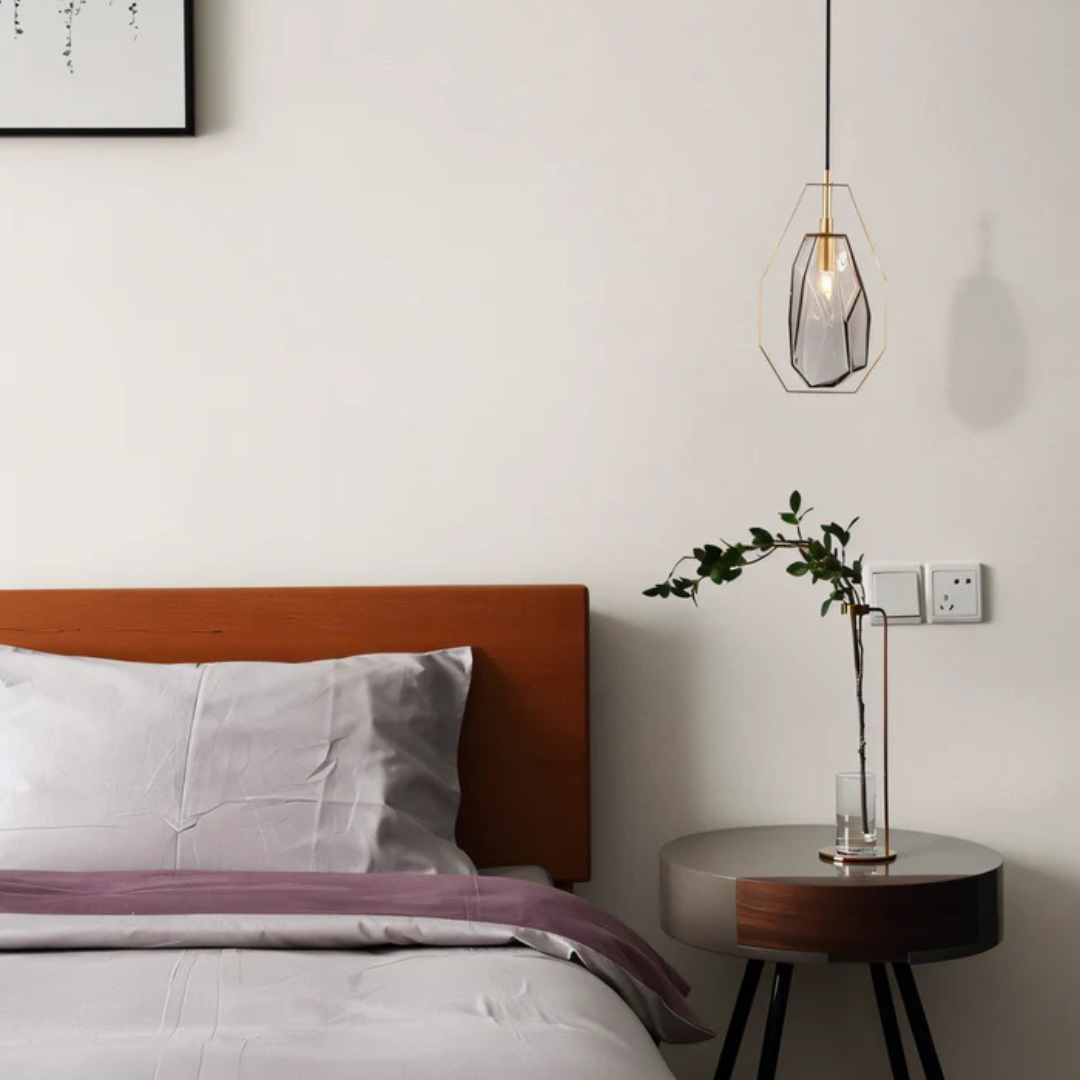 Flavia | Minimalistisk hänglampa i glas i modern stil