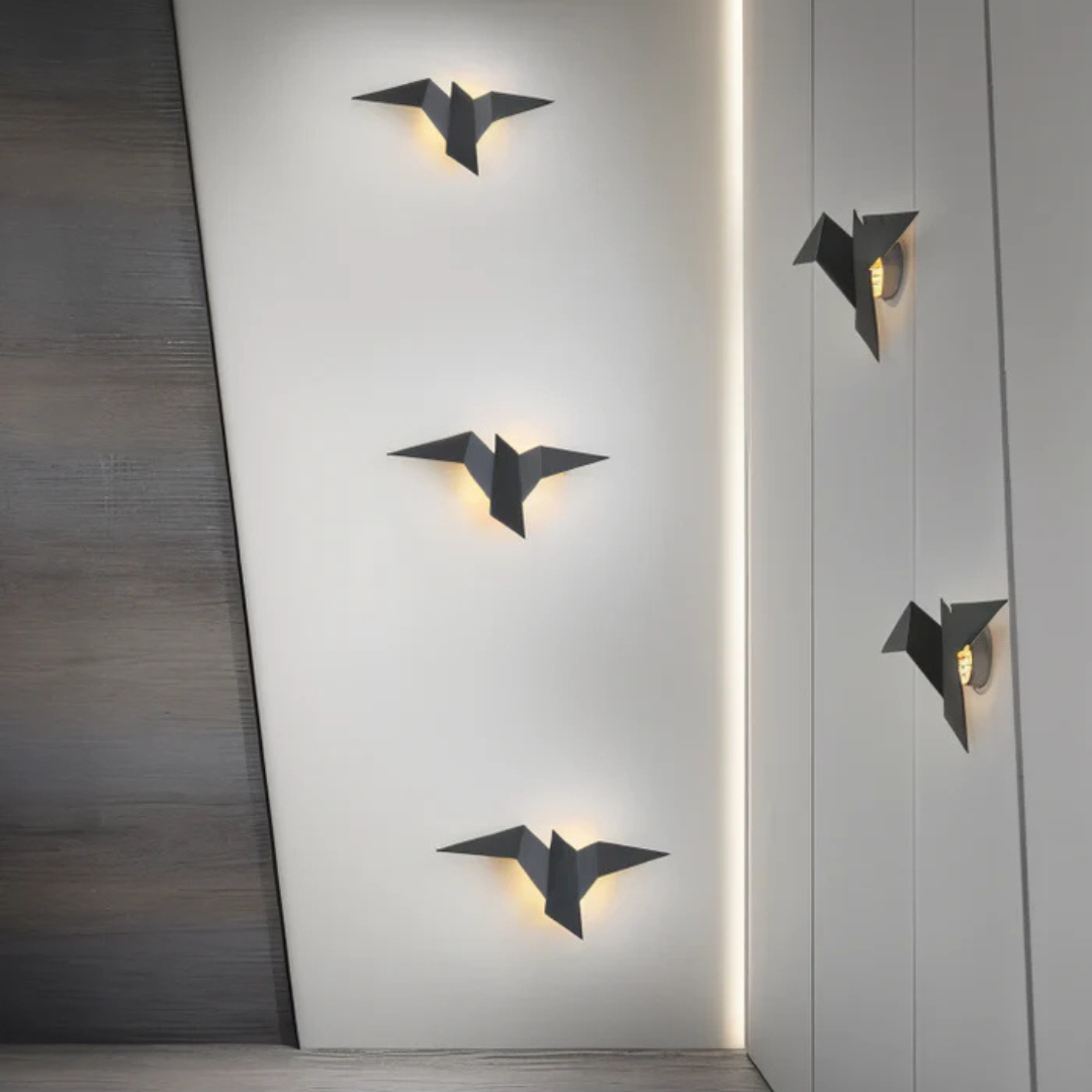 Akaru Origami | Skulptural LED Vägglampa i japansk design