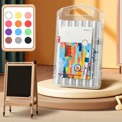 Kreativa färgacrylfärgpennor