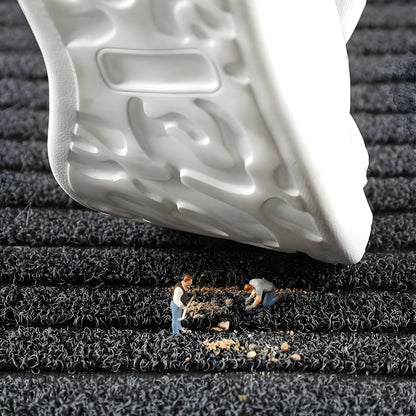 SlipSafe Golvmatta -Randig väderbeständig halkskyddsmatta