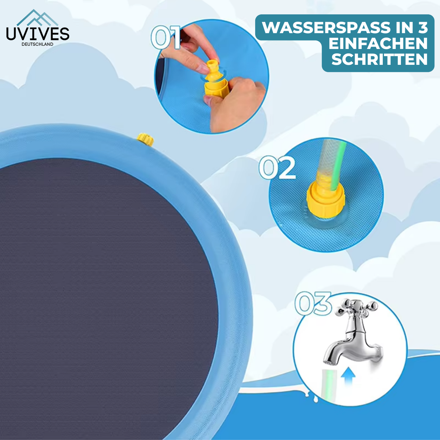 Carvallo – Somrig vattenkul för hundar och barn