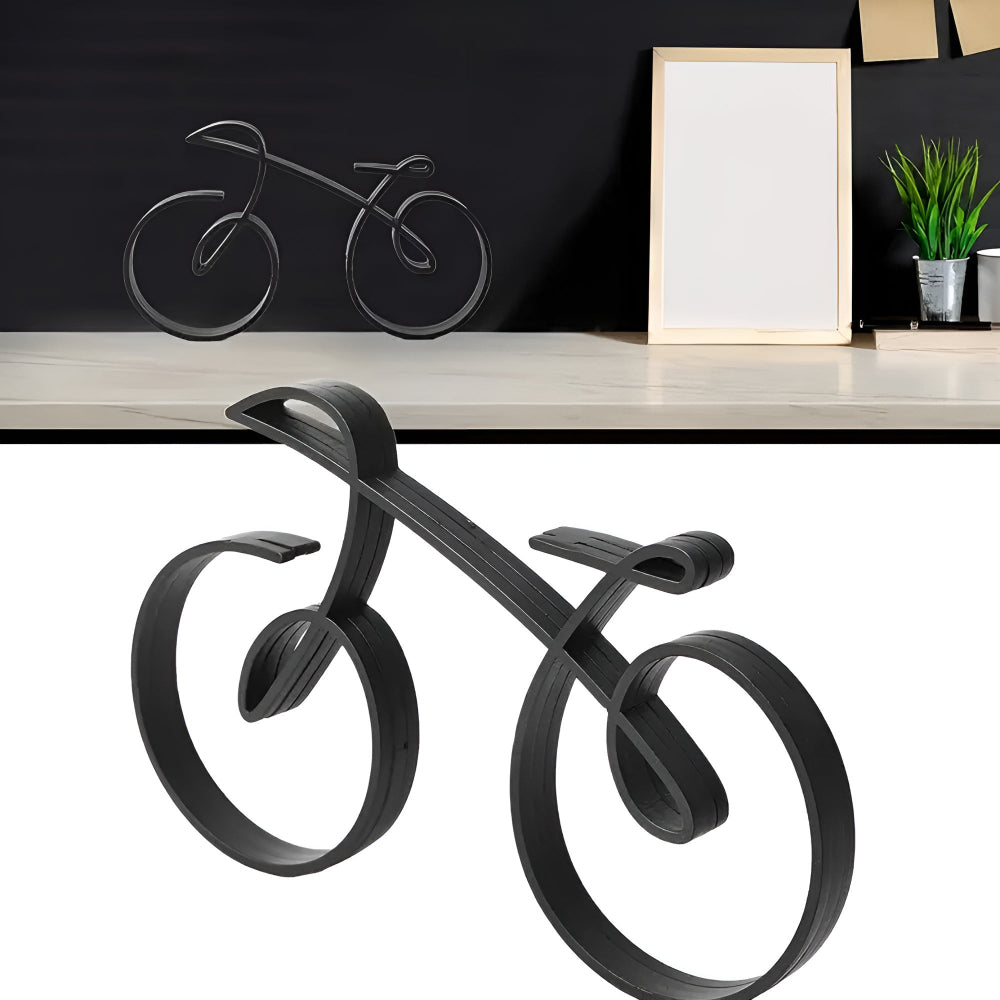 Urban Cyclist Abstrakt Dekor