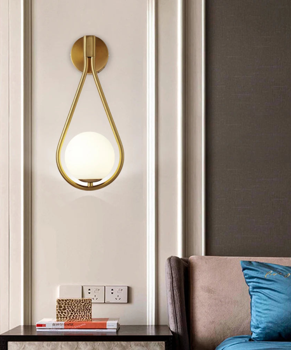 LuminSphere™ - Mid-Century Vägglampa
