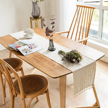 Lekfull Daisy Broderad Boho Bordlöpare