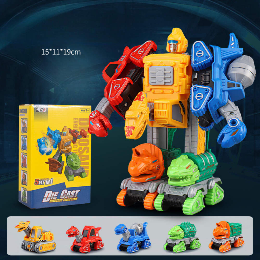5i1 Transformer Bil Spel Set