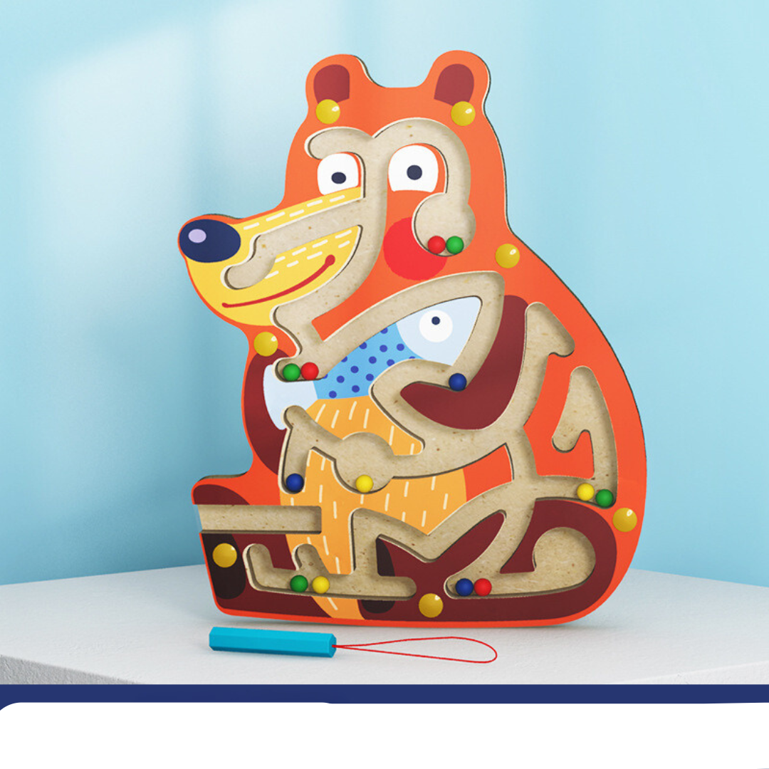 KiddieMaze - Montessori Magnetisk Labyrint