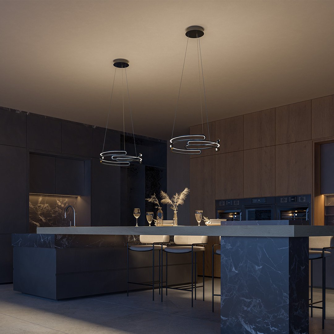 Metalis - Elegant Taklampa i Metall