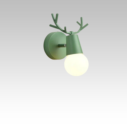AntlerGlow - Modern Justerbar Barnrum Vägglampa