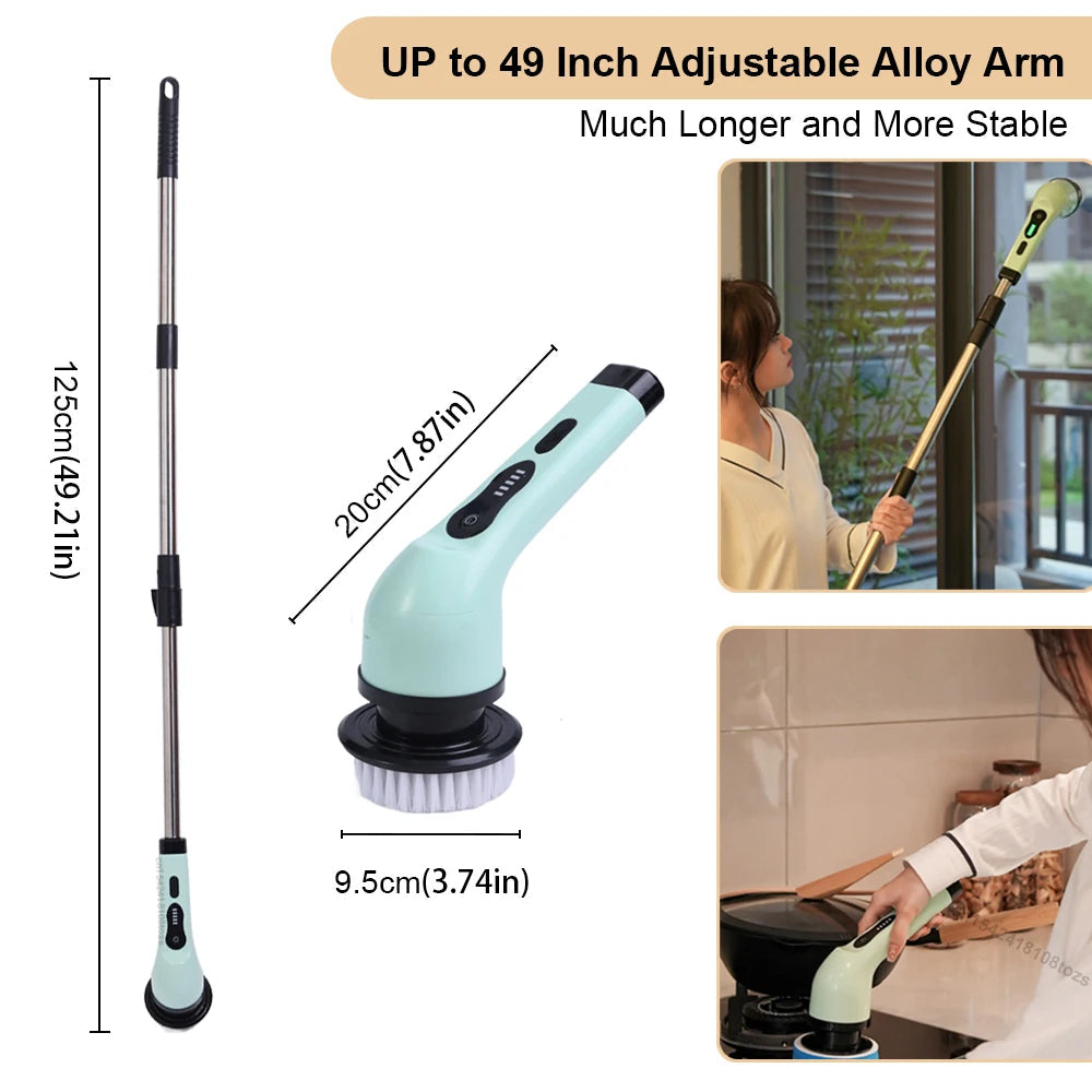 Elektrisk snurrskrubber