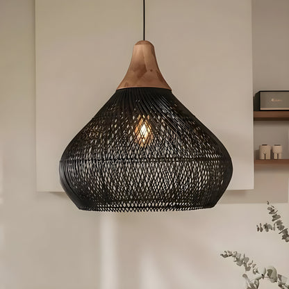BistroBeam Light - Modern Rattan- taklampa