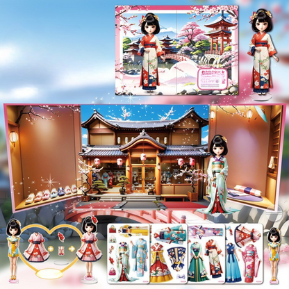 Fällbar Klädsetdocka Modeboutiquestaty