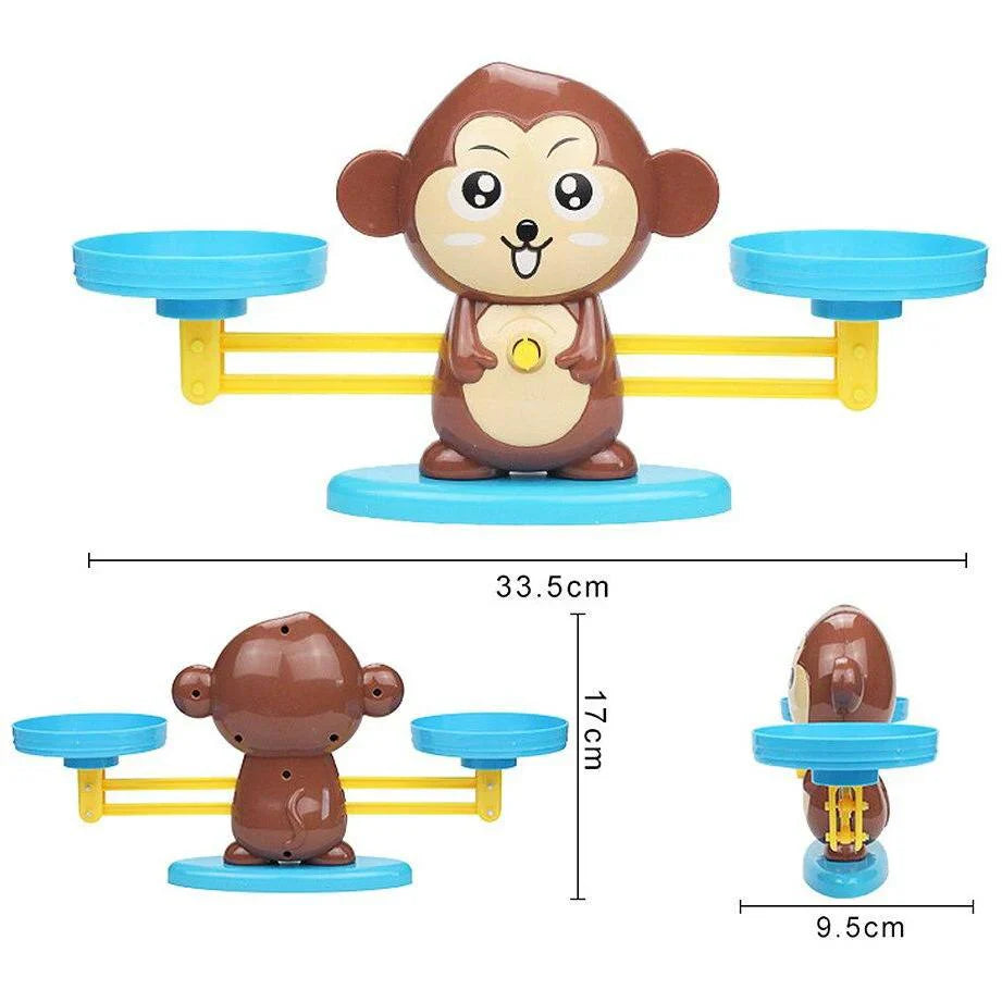 Trä Montessori Matematik Skala - Lär dig Räkna
